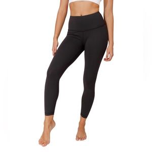 90 Degree By Reflex High Waist Black Ankle Length Leggings